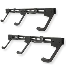 Koova Wall Mount Bike Storage Rack Garage Hanger for 6 Bicycles + Helmets