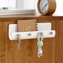 Adhesive Hooks Wall Key Hooks Holder Mail Letter Organizer Wall Key Holder