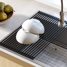 Kraus Silicone-coated stainless steel Over the Sink Multipurpose Roll-Up Dish Drying