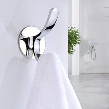 GERUIKE Adhesive Coat Hooks Stainless Steel Self Adhesive Robe Towel