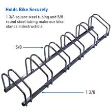 EasyGoProducts Floor Stationary Six Wheel Rack, Indoor - Outdoor Bike Stand
