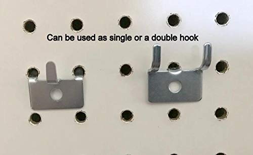 Hillman Brand (100 Pack) Picture Clock Notch Utility 'J' Peg Hook