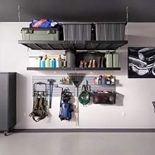 NewAge Products Pro Series Black 2 ft. x 4 ft. Wall Mounted Steel Shelf