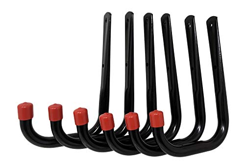 Tetra-Teknica Heavy Duty Garage Storage Utility Hooks, Medium Size