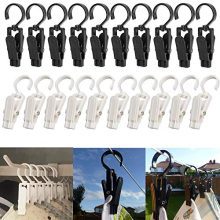 EigPluy Laundry Hooks Clip,Super Strong Plastic Swivel Hanging Curtain Clips