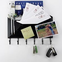 WALLNITURE Foyer Wall Mount Letter  Mail  Key  Newspaper Magazine