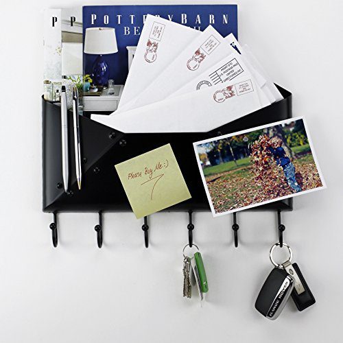 WALLNITURE Foyer Wall Mount Letter  Mail  Key  Newspaper Magazine