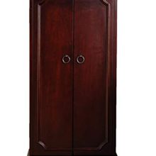 Hives and Honey Cabby Armoire Jewelry Cabinet Fully Locking, Cherry