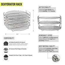 Kitchnplus Dehydrator Rack Stainless Steel Stand. Compatible