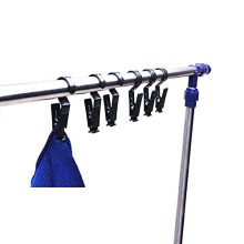 Vpang Super Strong Black Plastic Clever Clips Laundry Hooks Clothes Pins Hanging