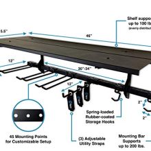 StoreYourBoard Garage Pro Tool Storage Rack, Equipment Organizer