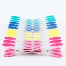 Adwaita Sturdy Non-Slip Wide Open Plastic Clothespins for Air-Drying Clothes