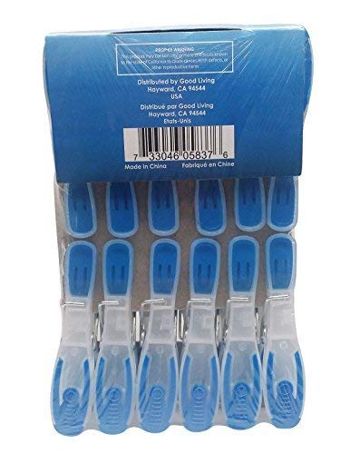 GOOD LIVING Cleaning Solutions Plastic Clothespins for Air-Drying Clothing