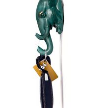 HERNGEE Elephant Head Single Wall Hook/Hanger Animal Shaped Coat Hat