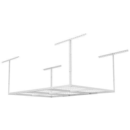 FLEXIMOUNTS Storage Rack, 4 x 6 ft, White
