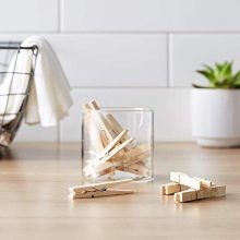 HOMZ Clothes pin, 36 Count, Natural Wood