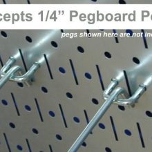 Wall Control Pegboard Organizer 4 ft. Metal Pegboard Standard Tool Storage Kit