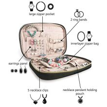 Lonsky Jewelry Travel Organizer - Best Bracelets, Earrings, Necklaces, Rings Holder