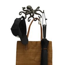 Coat Hooks Wall Mounted Rustic Decorative Octopus Hook