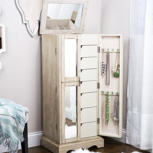 Hives and Honey "MEADOW" Jewelry Armoire, Taupe Mist