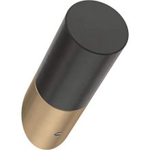Franklin Brass Modern Slant Hook, 2-1/4", Black & Champagne Bronze