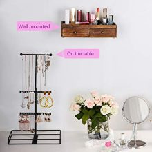 Keebofly Jewelry Organizer Metal & Wood Basic Storage Box