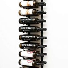 VintageView Wall Series (4 Ft) - 24 Bottle Metal Wall Mounted Wine Rack