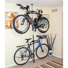 Maximize Your Space: Adjustable Bike Storage Rack for 2 Bicycles