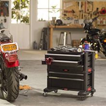 Keter Modular Locking and Rolling Tool Chest with Wheels and Drawers