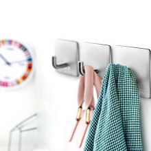 NOVEMBER SPRING Towel Hooks/Bathroom Hook, 3M Hooks for Hanging Wall