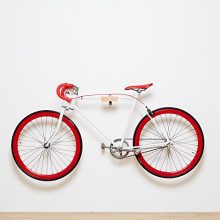 Play-Haus Design Wood and Steel Indoor Bicycle Bike Wall Mount Hanger Rack