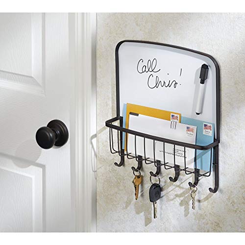 Metal Wall Mount Entryway Organizer: Declutter and Decorate