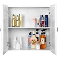 Wall Mount Cabinets – 3pcs Adjustable Shelf Units for Bathroom, Medicine, Kitchen, and Laundry Organization