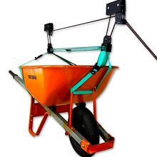 StoreYourBoard Hi-Lift Ceiling Hoist: Efficient Wheelbarrow and Gear Storage Solution