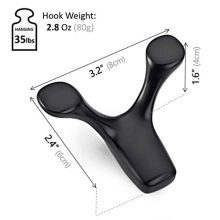 Ambipolar Modern Stylish Design Invisible Mounting Coat Hooks