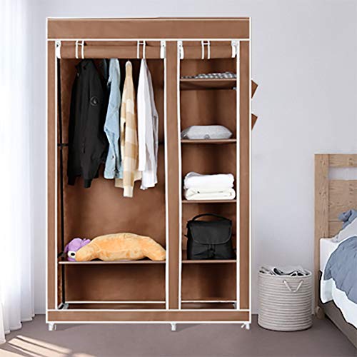 DazHom Closet Organizer Wardrobe Portable Clothes Closet Shelves