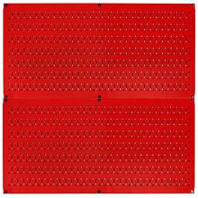 Wall Control Pegboard Rack Horizontal Metal Pegboard Garage Tool Storage Pack
