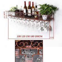 YAGEER JJIAGD Wine Bottle Bar Unit Floating Shelves Loft Wine Rack Wall Shelf