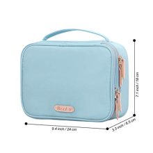 Becko Double Layer Jewel Organizer Bag case Travel Jewelry Roll