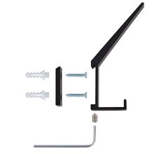 Coat Hooks Wall Mounted Towel Hook Heavy Duty Aluminum Double Robe Hanger