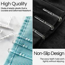 Plastic Alligator Clips U Shape - 200 PCS Small Plastic Shirt Clips