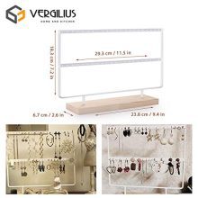 VERGILIUS Earrings Organizer Jewelry Display Wood Stand