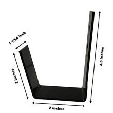 CLAW IT ON Utility J Hooks Black Garage Storage and Garden Hanging Organizer