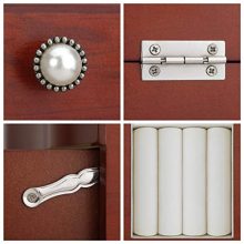 RR ROUND RICH DESIGN Solid Wooden Jewelry Box