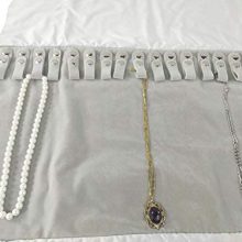 treachi Portable Jewelry Roll Necklace Travel Storage Displays Holder