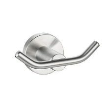 DESFAU Double Robe Hook, 304 Stainless Steel Coat and Towel Hooks