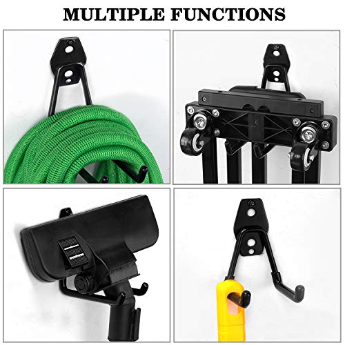 eletecpro Garage Wall Hooks Steel Multi-Size Extended U-Hook