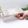 Simple Goods Jewelry Organizer with Drawers for Women | Clear Acrylic Case