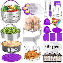 Aiduy 23 Pieces Accessories for Instant Pot 6,8 Qt, Pressure Cooker Accessories Set