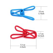 Rustark 50pcs Multi-purpose Windproof Clothespin Wire Clips Clothes Pins